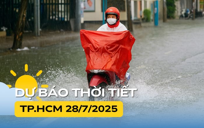 Thời tiết ngày mai (28/7) tại TP.HCM và Nam Bộ