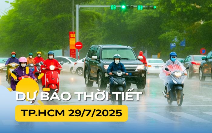 Thời tiết ngày mai (29/7) tại TP.HCM và Nam Bộ