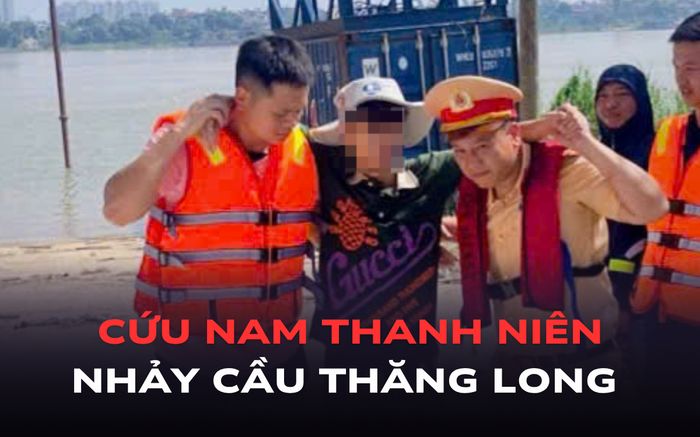 Nam thanh niên nhảy cầu Thăng Long