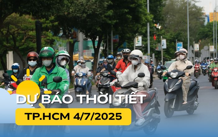 Thời tiết ngày mai (4/7) tại TP.HCM và Nam Bộ