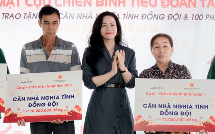 Nhật Kim Anh tri ân và thăm hỏi các cựu chiến binh
