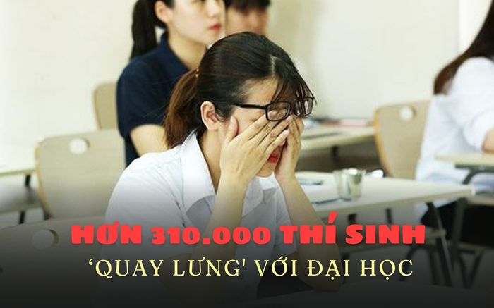 Hơn 310.000 thí sinh 'nói không' với đại học: Vì đâu nên nỗi?