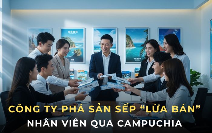 Công ty du lịch tặng vé Hawaii trước khi giải thể, 10 nhân viên bị lừa bán