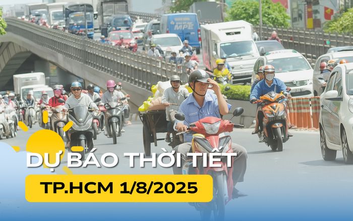 Thời tiết ngày mai (1/8) tại TP.HCM và Nam Bộ