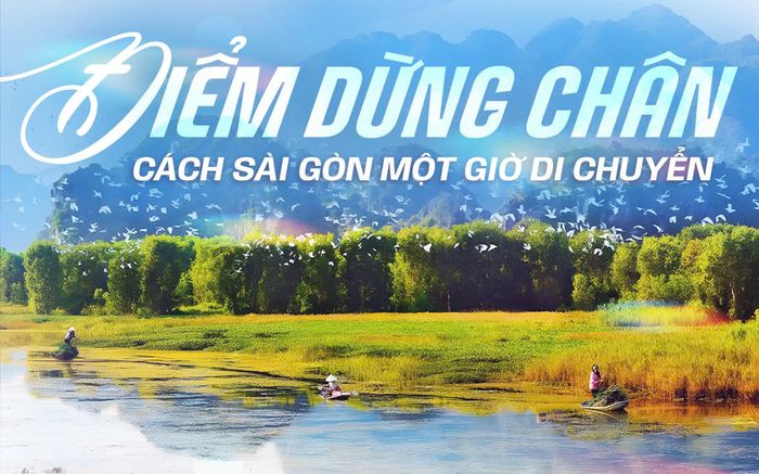 Điểm dừng chân bình yên, còn nguyên nét hoang sơ chỉ cách Sài Gòn một giờ di chuyển