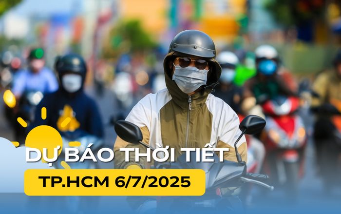 Thời tiết ngày mai (6/7) tại TP.HCM và Nam Bộ