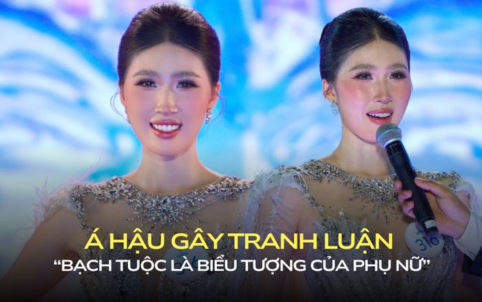 Thí sinh hoa hậu ví bạch tuộc là biểu tượng phụ nữ, gây tranh cãi vẫn đăng quang