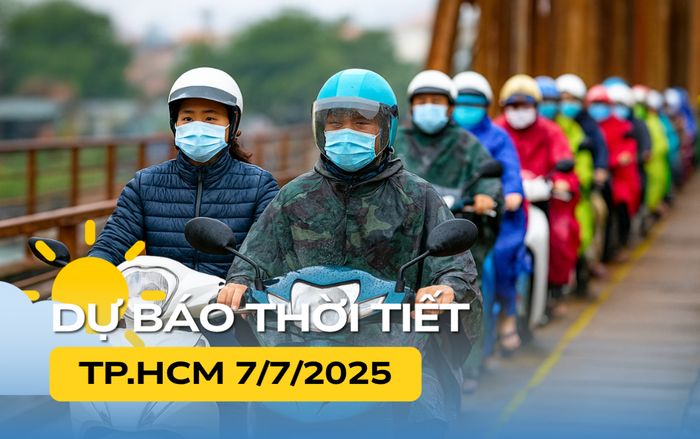 Thời tiết ngày mai (7/7) tại TP.HCM và Nam Bộ