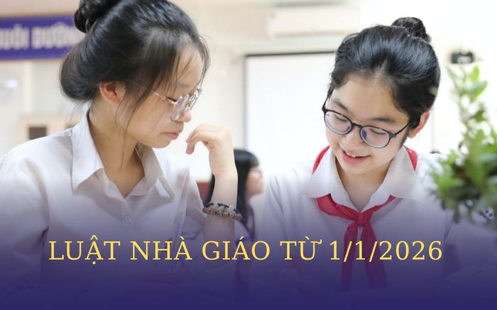 Luật mới từ 1/1/2026: Giáo viên vi phạm những điều này sẽ bị xử lý