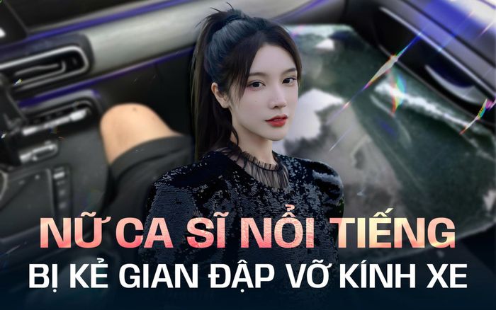 Nữ ca sĩ nổi tiếng bị kẻ gian đập vỡ kính xe, cướp trắng trợn giữa đường cao tốc