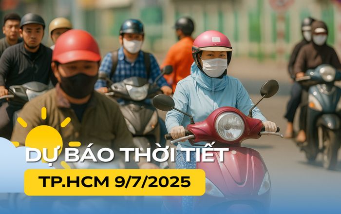 Thời tiết ngày mai (9/7) tại TP.HCM và Nam Bộ