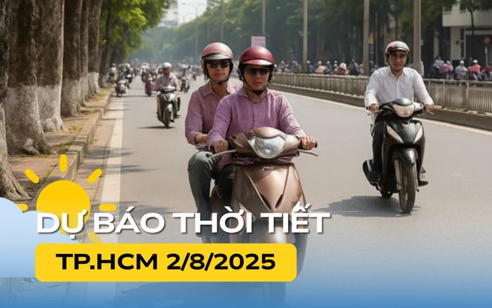 Thời tiết ngày mai (2/8) tại TP.HCM và Nam Bộ
