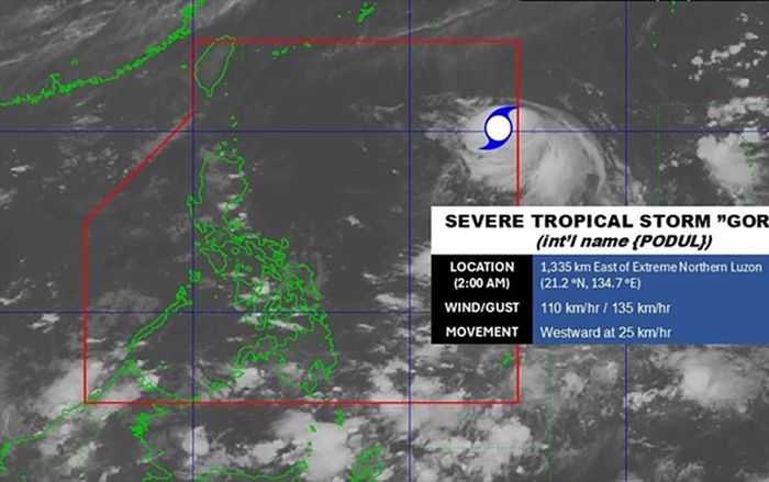 Xuất hiện bão gần Biển Đông, dự báo thành cuồng phong