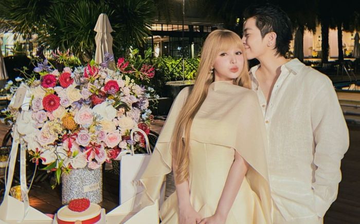 Xoài Non khiến cõi mạng 'dậy sóng' với loạt ảnh cực tình bên Gil Lê