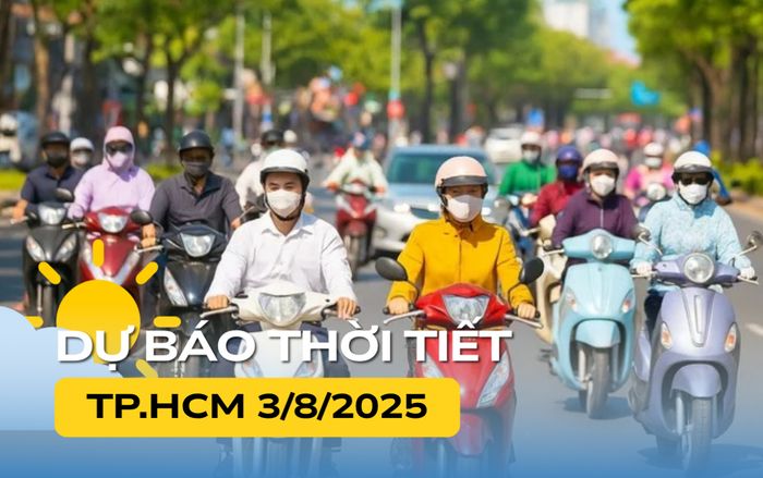 Thời tiết ngày mai (3/8) tại TP.HCM và Nam Bộ