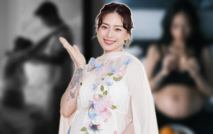 Hình ảnh Ngô Thanh Vân trước giờ lâm bồn gây xúc động mạnh