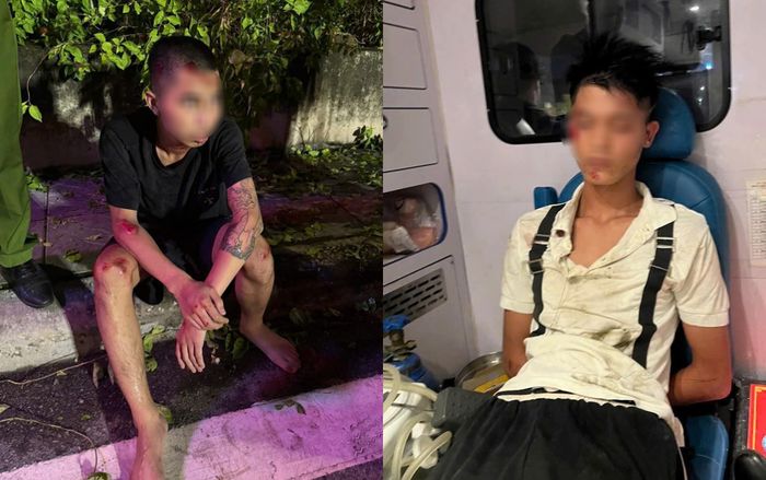 Danh tính 2 quái xế 'thông chốt' trên đường Nghi Tàm khiến 1 Đại úy chấn thương