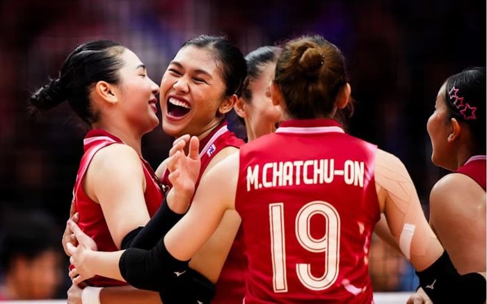 Tuyển bóng chuyền nữ Thái Lan chơi quá xuất sắc