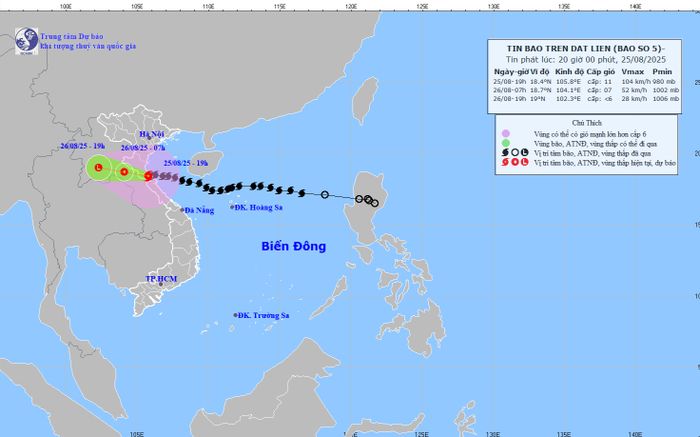 Bão số 5 đổ bộ Nghệ An – Hà Tĩnh, mưa lớn trút xuống diện rộng