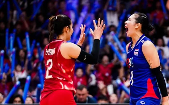 Thất bại đáng tiếc của tuyển bóng chuyền nữ Thái Lan