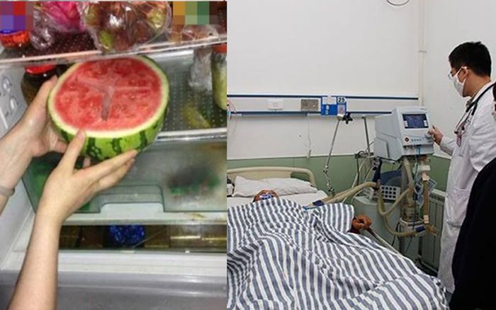 Người phụ nữ 38 tuổi nguy kịch, mất ý thức sau khi ăn dưa hấu để trong tủ lạnh