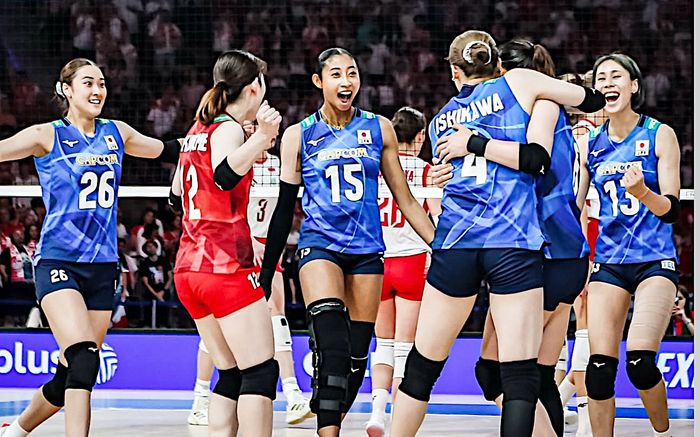 Tuyển bóng chuyền Nhật Bản thấp hơn Việt Nam nhưng Thái Lan phải ngước nhìn