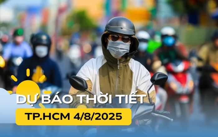 Thời tiết ngày mai (4/8) tại TP.HCM và Nam Bộ
