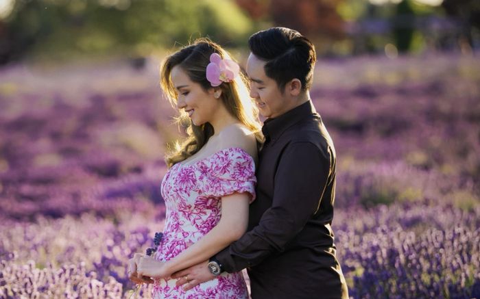 Hoa hậu Vbiz bất ngờ thông báo mang thai ở tuổi U40 với chồng Việt kiều