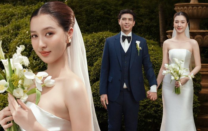 Vợ Hồ Quang Hiếu chọn kiểu váy cưới 'khó' nhất showbiz, kết quả gây choáng