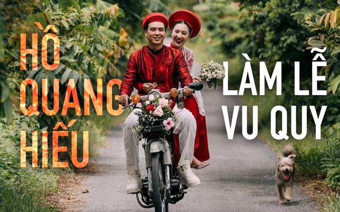 Hồ Quang Hiếu làm lễ vu quy với vợ kém 17 tuổi