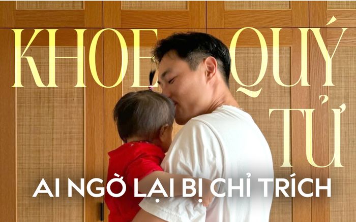 Nam diễn viên nổi tiếng khoe quý tử vừa ra đời, ai ngờ lại bị chỉ trích vì điều này