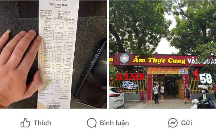 Nhà hàng ở Hà Nội nói gì về vụ kê 'khống' 110 ca bia, bill hơn 18 triệu đồng?