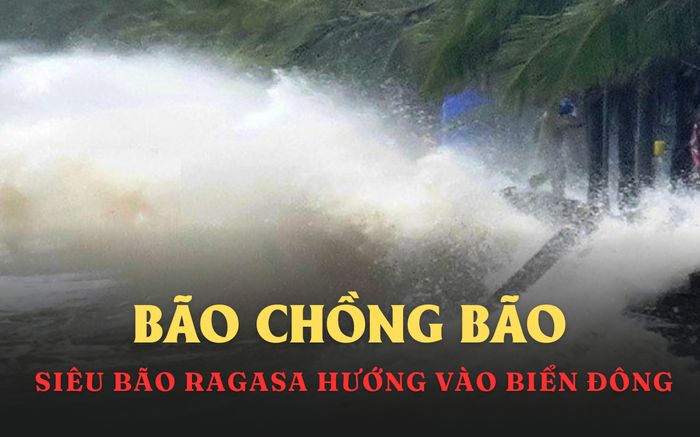 Bão chồng bão trên Biển Đông: Thêm một cơn bão với cường độ rất mạnh