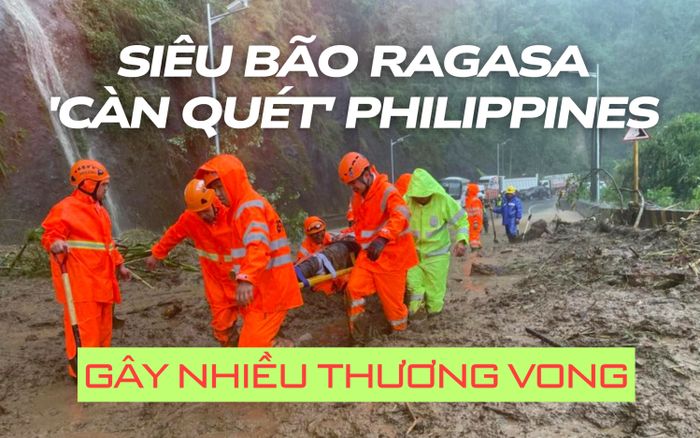 Siêu bão Ragasa 'càn quét' Philippines, nhiều người thương vong