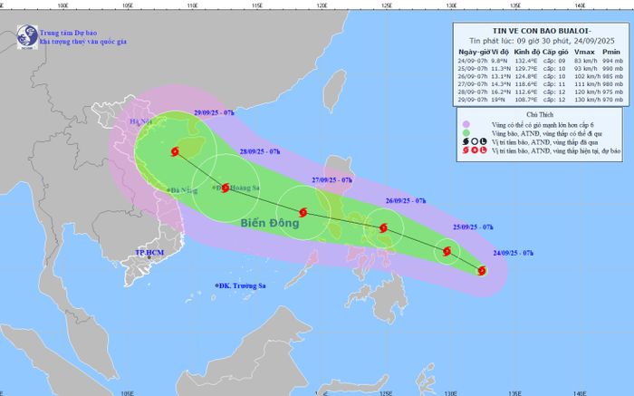 Bão số 9 chưa tan, Biển Đông lại sắp đón bão số 10
