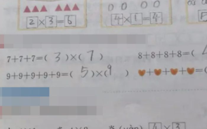 Học sinh lớp 2 làm toán 3x8=24 nhưng bị cô giáo chấm sai, phụ huynh bức xúc