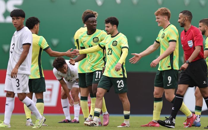 U23 Australia thắng 14-0 ở bảng đấu có Trung Quốc