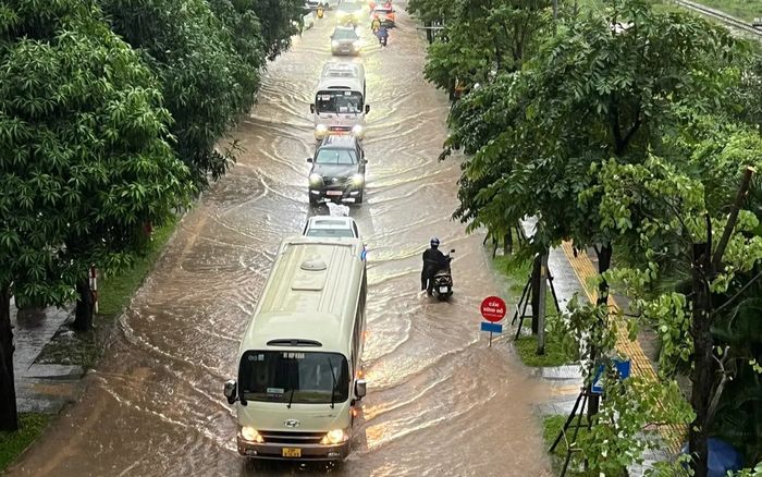 Đây là 2 địa phương mưa rất to, nguy cơ ngập sâu diện rộng
