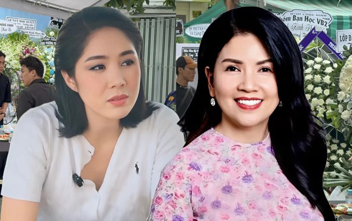 Lê Phương viếng đám tang Ngọc Trinh, nói vỏn vẹn 24 chữ khiến ai cũng xót xa