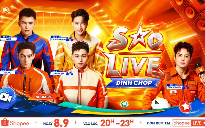 Shopee Sao Live Đỉnh Chóp tháng 9 đánh dấu màn tái hợp đỉnh cao của 365DABAND