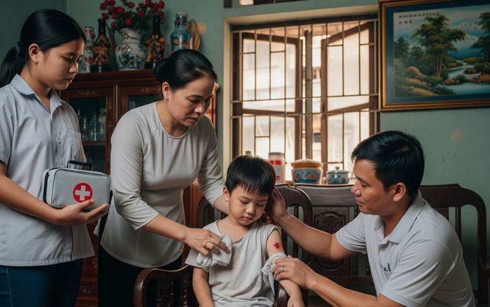 Bà nội làm một việc sai lầm khiến cháu 4 tuổi bị hoại tử mu bàn chân