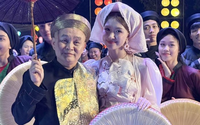 Nghệ sĩ Xuân Hinh báo tin vui của Hòa Minzy