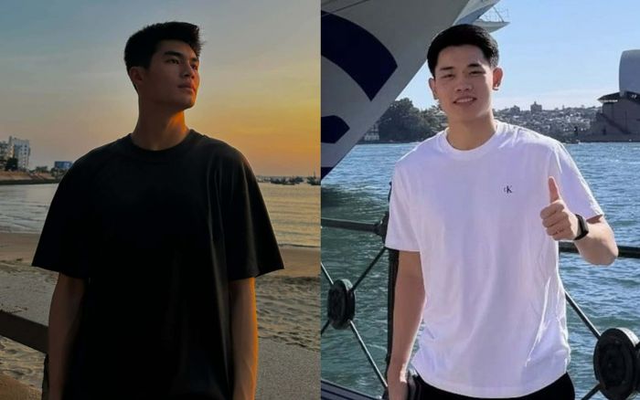 So kè phong cách của hai cầu thủ Đình Bắc và Trung Kiên