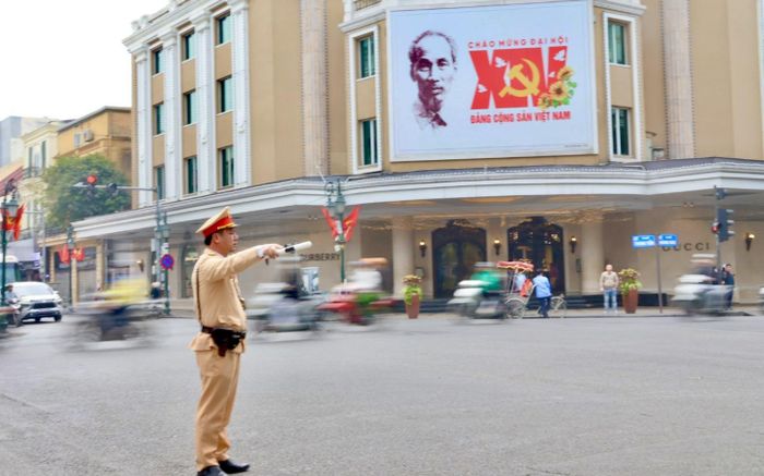 Những tuyến đường 'Ba nhất' giữ nhịp giao thông trong những ngày Đại hội XIV của Đảng