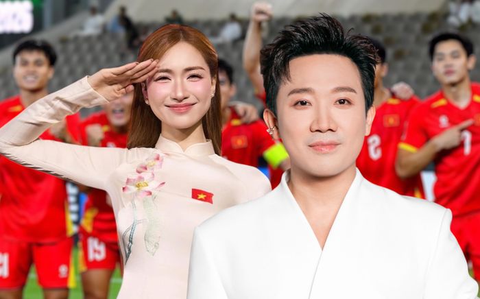 Trấn Thành, Hòa Minzy cổ vũ U23 Việt Nam trước thềm bán kết U23 châu Á