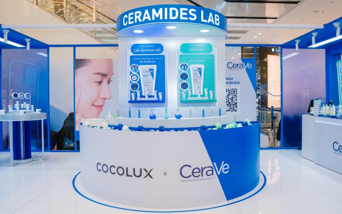 CeraVe cùng COCOLUX mang Ceramides Lab đến Hà Nội, thu hút đông đảo khách hàng trẻ