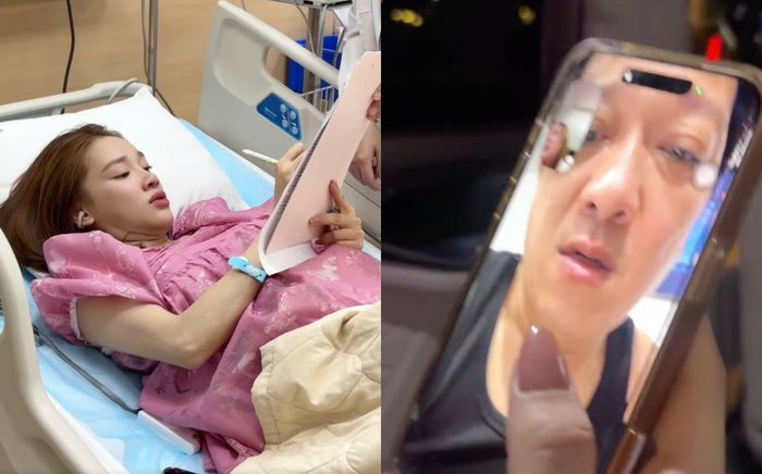 Nhã Phương tự vào viện sinh con khiến Trường Giang chỉ biết bật khóc