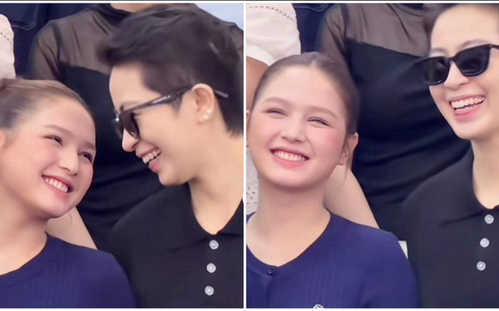 Bắt trọn khoảnh khắc tình tứ của Xoài Non và Gil Lê