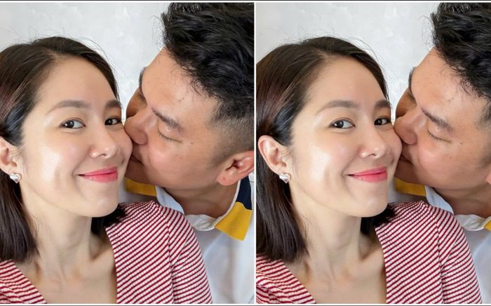 Lê Phương khoe khoảnh khắc ngọt ngào bên chồng