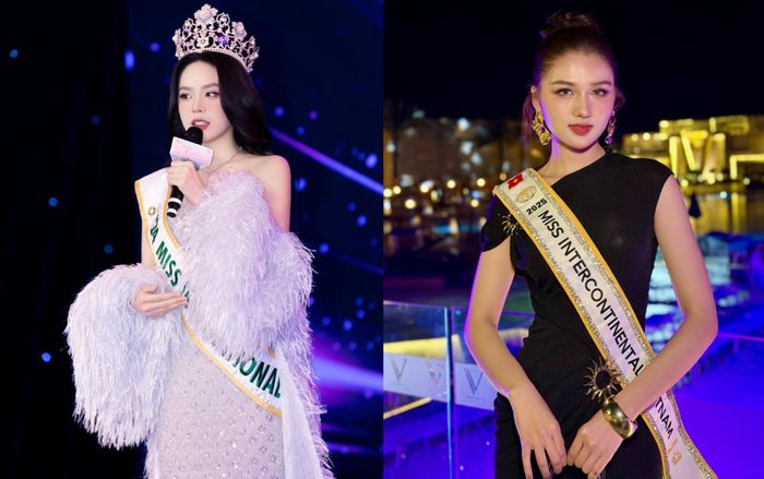 Thanh Thủy động viên Thu Ngân trước giờ G chung kết Hoa hậu Liên Lục địa